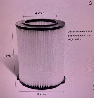 Shop Vacuum Cleaner Dust Filter For RIDGID Wet/Dry Vacuum Filter VF4000 - Image 1 of 4