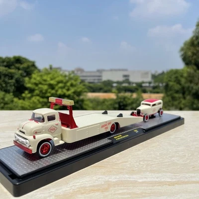 1:64 Ford Coca-Cola Delivery Set | 1956 COE Truck & 1932 Sedan Diecast Models - Image 1 of 4