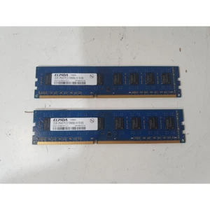 Lot of 2 Elpida EBJ21UE8BDF0-DJ-F RAM 1333MHz 2GB DDR3 CL9 Desktop DIMM Memory - Picture 1 of 7