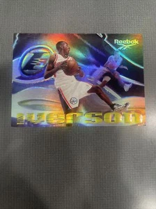 ALLEN IVERSON 1997-98 Skybox Reebok The Answer Sneaker Promo Card SP - Picture 1 of 6