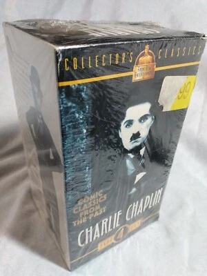 Charlie Chaplin: Comic Classics from the Past - 4-Pack (VHS, 2000, 4-Tape... - Image 1 of 2