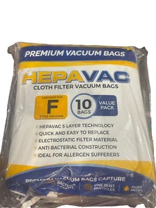 Paquete de 30 bolsas de vacío KIRBY Veva estilo F filtro HEPAVAC bolsas de vacío Hepa *NUEVO/SELLADO - Imagen 1 de 1