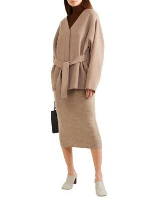 LE 17 SEPTEMBRE By LE917 Coat M RRP$590 Wool Blend Belt Detail - Image 1 of 4