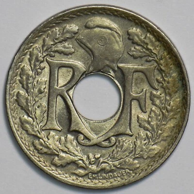 França 1918 10 centavos 197480 frete combinado - Imagem 1 de 2