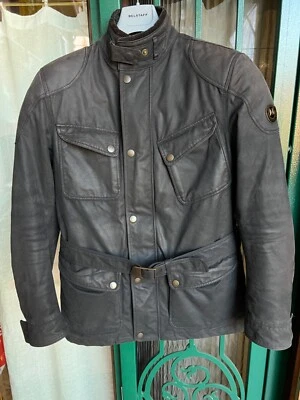 MATCHLESS ex BELSTAFF Motorcycle STREETFARER 10 OZ Waxed Cotton Black M - Image 1 of 4