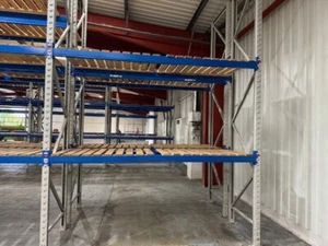 3 Bays of Heavy Duty Racks, H3m x D900mm x 2760mm x 2 tonne beams. £350.00+vat - Picture 1 of 5
