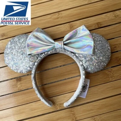 Diadema plateada espejo mágico Minnie Ears Limited Cenicienta parques Disney Foto 1 de 4