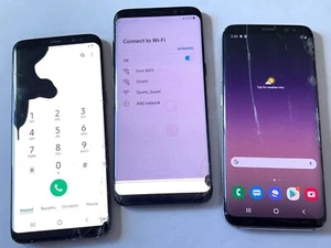 UNLOCKED / SPRINT AT&T T-MOBILE VERIZON SAMSUNG GALAXY S8 G950 SMART PHONE PARTS - Picture 1 of 108