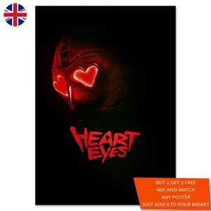 Heart Eyes Horror Movie Poster Maxi A4 Wall Art Movie Print- 2380 - Photo 1 sur 2