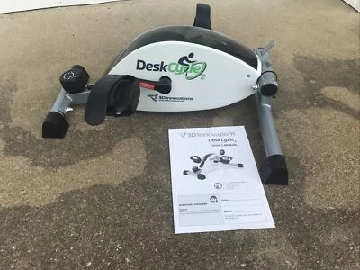 DeskCycle 2 Desk Bike Pedal Exercise Barely Used Home Fitness Equipment Workout - Image 1 of 4