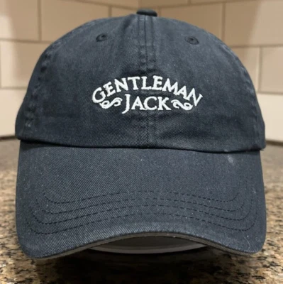 Gentleman Jack Embroidered Logo Imperial Baseball Cap Men's Black  Strapback Hat - Image 1 of 4