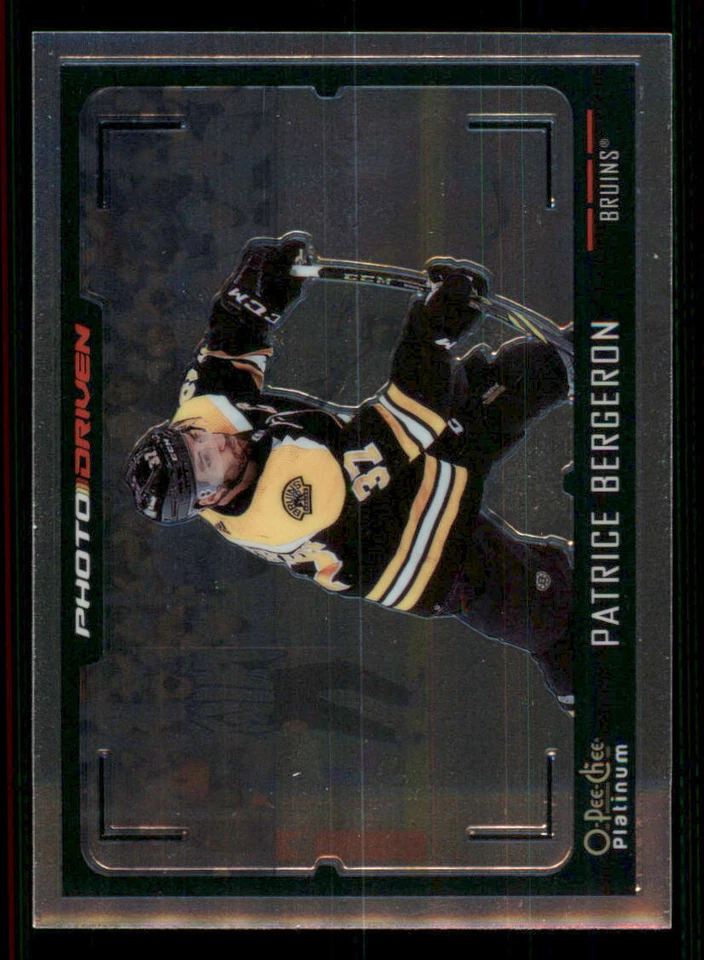 2021-22 O-Pee-Chee Platinum Photo Driven #PD1 Patrice Bergeron - Image 1 of 2