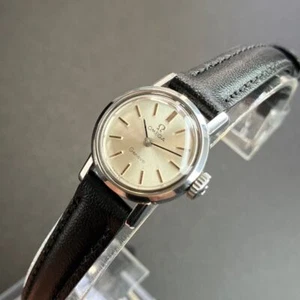 Omega Double-named Seamaster Geneva Hand-wound Cal.483 Silver Dial Womens Watch - Picture 1 of 9