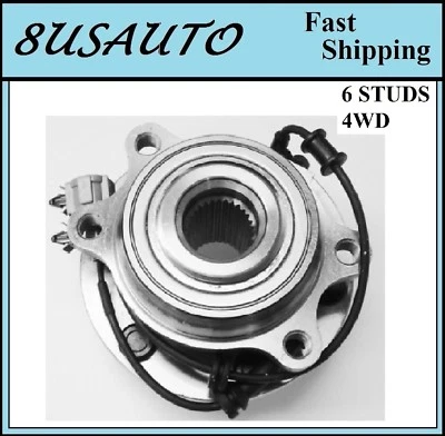 Conjunto de cojinete de cubo de rueda delantera compatible con Suzuki Equator 2009-2012 4x4 Foto 1 de 3