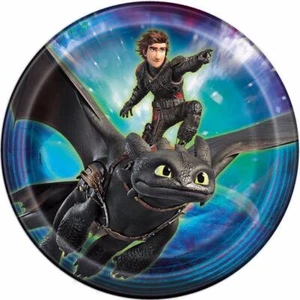 Piatti pranzo How To Train Your Dragon The Hidden World festa di compleanno 8 ct - Foto 1 di 1