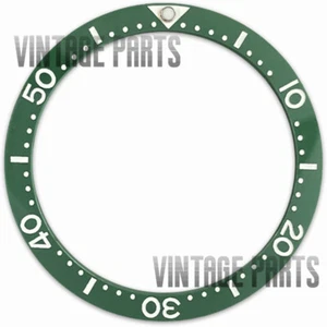 39,3*32,7 mm verde cerámica blanco números bisel plano apto para reloj SKX007 - Imagen 1 de 1