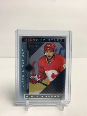 2021-22 Black Diamond - Diamond Stars #BDSEL Elias Lindholm 201/249 - Image 1 of 2