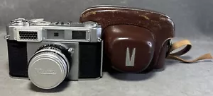 Cámara telémetro de película Mamiya 35 Metra 2 35 mm con estuche de cuero S/N 2456726 - Imagen 1 de 24