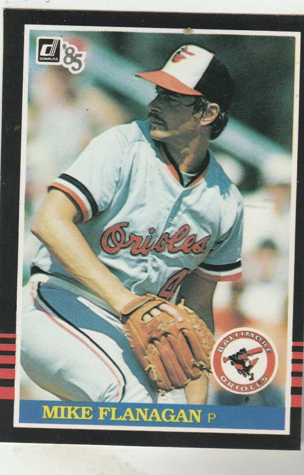 FREE SHIPPING-MINT-1985 Donruss Mike Flanagan Orioles 88 PLUS BONUS CARDS - Image 1 of 1