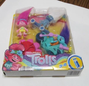 FISHER PRICE IMAGINEXT - DREAM WORKS TROLLS - SPARKLE & ROLL PACK - Picture 1 of 4
