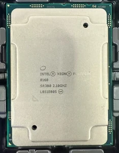 Intel Xeon Platinum 8160 SR3B0 2.10GHz 24-Core 150W LGA-3647 CPU Processor - Picture 1 of 1