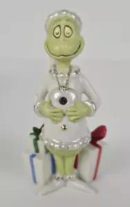Lenox "Have a Heart Mr. Grinch" Christmas February Birthstone Figure Dr Seuss - Picture 1 of 17