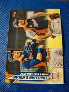 2020 TOPPS ALL STAR CHRISTIAN YELICH NOLAN ARENADO CARD #160 BREWERS ROCKIES - Bild 1 von 2