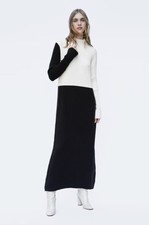 zara white sweater dress
