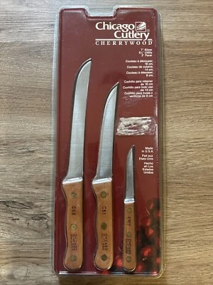 老式芝加哥餐具刀套装 C31 Parer C102 实用 C61 切片机 C66 — 第 1/4 张图片