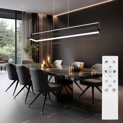 Pendellampe Hängeleuchte Esstischlampe Dimmer 1 flammig Fernbedienung CCT LED - Bild 1 von 4