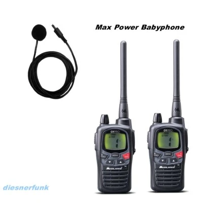 MIDLAND G9 PRO Babyphone Babyfon & BM1 Babymike TOP Reichweite VOX Callback PMR