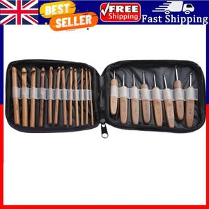 20pcs Crocheting Needles Bamboo Sewing Accessories Home Knitting Gadgets . - Picture 1 of 4