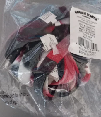 Pulseras piratas de silicona (dz.) - Nuevo - Sin usar Foto 1 de 2