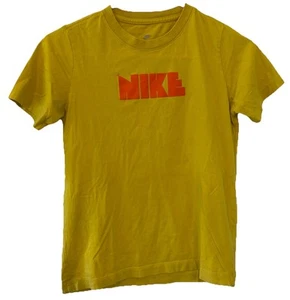 Nike Sportswear T-Shirt Youth Size Medium Yellow Circa 72’ - Picture 1 of 6