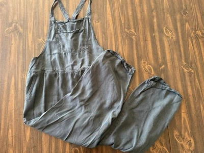 Aerie Size XL Overalls Women's Bibs Romper Lightweight Adjustable Tie Straps Blu - Image 1 of 4