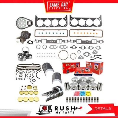 Kit de reconstrucción Master Engine 1985 para Chevrolet GMC C10 5,7 L V8 OHV DNJ EK3102BM Foto 1 de 4