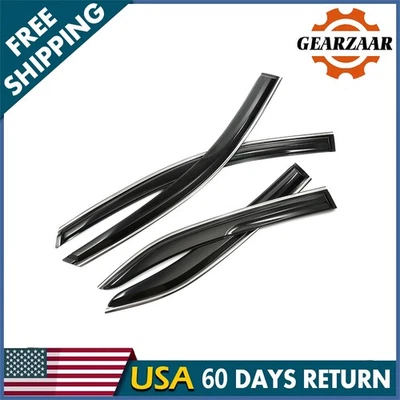 Para Toyota Camry 2007-2011 Estilo JDM Visera Ventana Protector Sol Lluvia con Estilo Mugen Foto 1 de 4