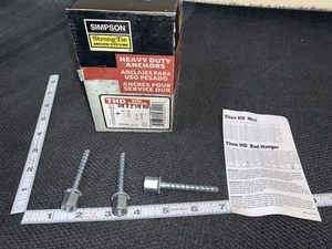 50 pack Simpson Strong Tie THD37218RH 3/8" x 2-1/8"  THD Rod Hanger - Foto 1 di 3