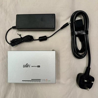 Ubiquiti UniFi US-8-60W Managed 8-Port PoE Gigabit Desktop Fanless Switch 60W - Image 1 of 4