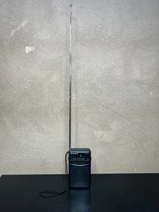 Sony FM AM 2 Band Pocket Handheld Radio Receiver ICF-S14 - Tested & Working - Picture 1 of 8