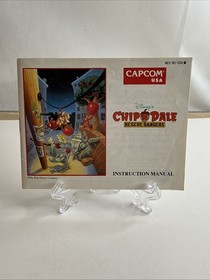 Chip 'N Dale Rescue Rangers (NES) Instruction Manual ONLY Authentic Video Game