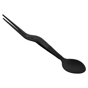  Cucchiaio Degustazione Antipasto con Pinzetta - Cucchiaio Miscelatore Acciaio Inox Chef - Foto 1 di 18