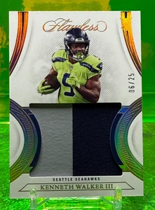 #6/25 RC 2022 Kenneth Walker K9 GOLD LUPENREIN 2 Color Patch RB SEAHAWKS Rookie - Bild 1 von 2