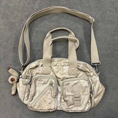 Kipling Umhängetasche Defea Quartz Metallic verstellbarer Riemen 2 Reißverschlusstaschen - Bild 1 von 4