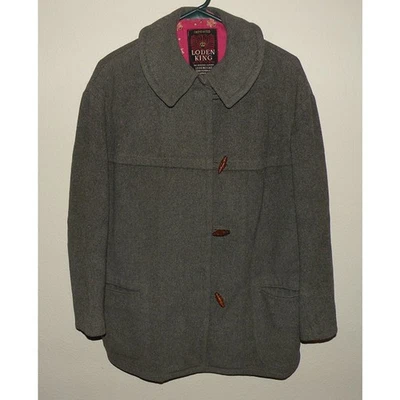 Vintage 60’s Loden King Women’s 14 Button Wool Coat Gray Water Repellent Germany - Image 1 of 4