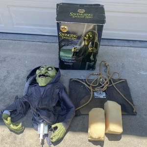 Spirit Halloween swinging swamp hag Life Size Indoor Only For Parts & Repair - Picture 1 of 9
