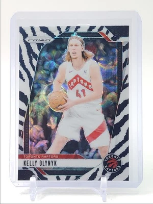 KELLY OLYNYK 2024-25 PANINI PRIZM WHITE TIGER STRIPE RAPTORS #152 Q5118 - Image 1 of 2