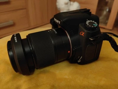 gepflegte SONY ALPHA A300 + SONY 18-70mm OBJEKTIV - tolles RUNDUM SORGLOS SET !! - Bild 1 von 4