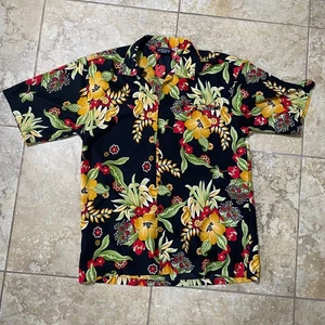 Pacific & Co Floral Hawaiihemd Herren Medium Tropical Aloha Knopfleiste - Bild 1 von 3