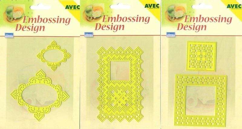 Embossing Design-Schablone - verschiedene Motive - Bild 1 von 1